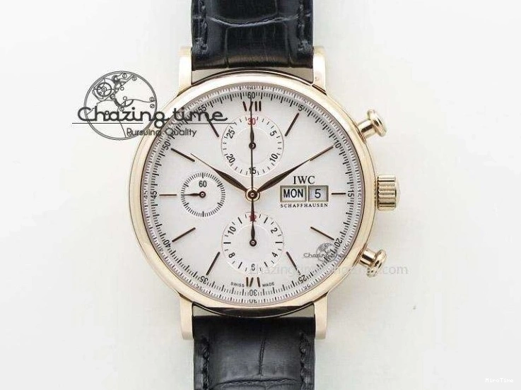 MIROTIME 0226 Popular Big Pilot Real PR IW502706 RG YLF 1:1 Best Edition Brown Dial On Calfskin Strap A 7223